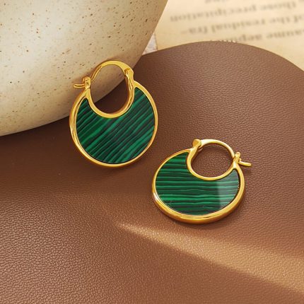 Retro geometric earrings