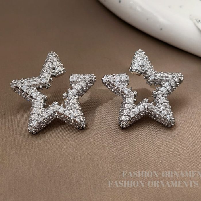 trendy and cold style earrings