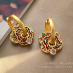 Chinese palace style earrings